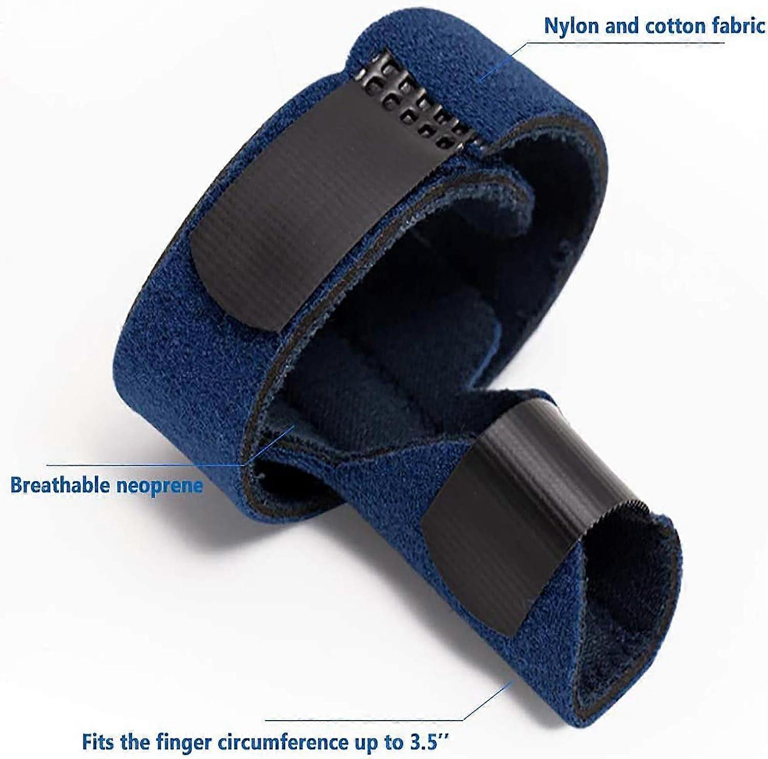 Finger Brace with Gel Sleeve - Adjustable Strap for Finger Support - Image 2