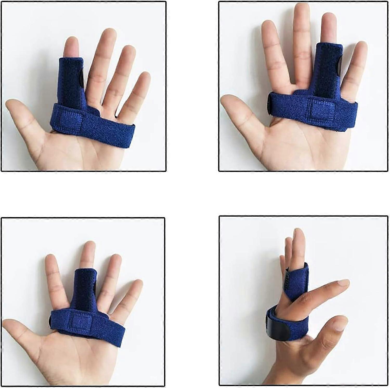Finger Brace with Gel Sleeve - Adjustable Strap for Finger Support - Image 4