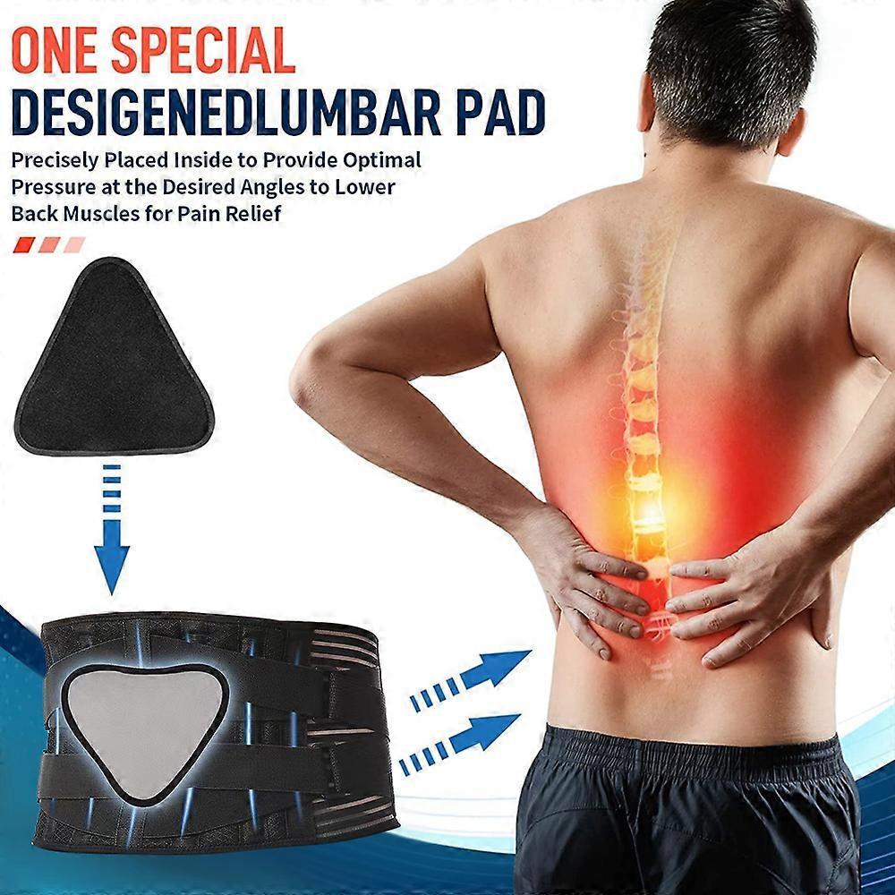 Non-slip Waist Belt - Breathable Lower Back Support Belt for Work L - Image 3