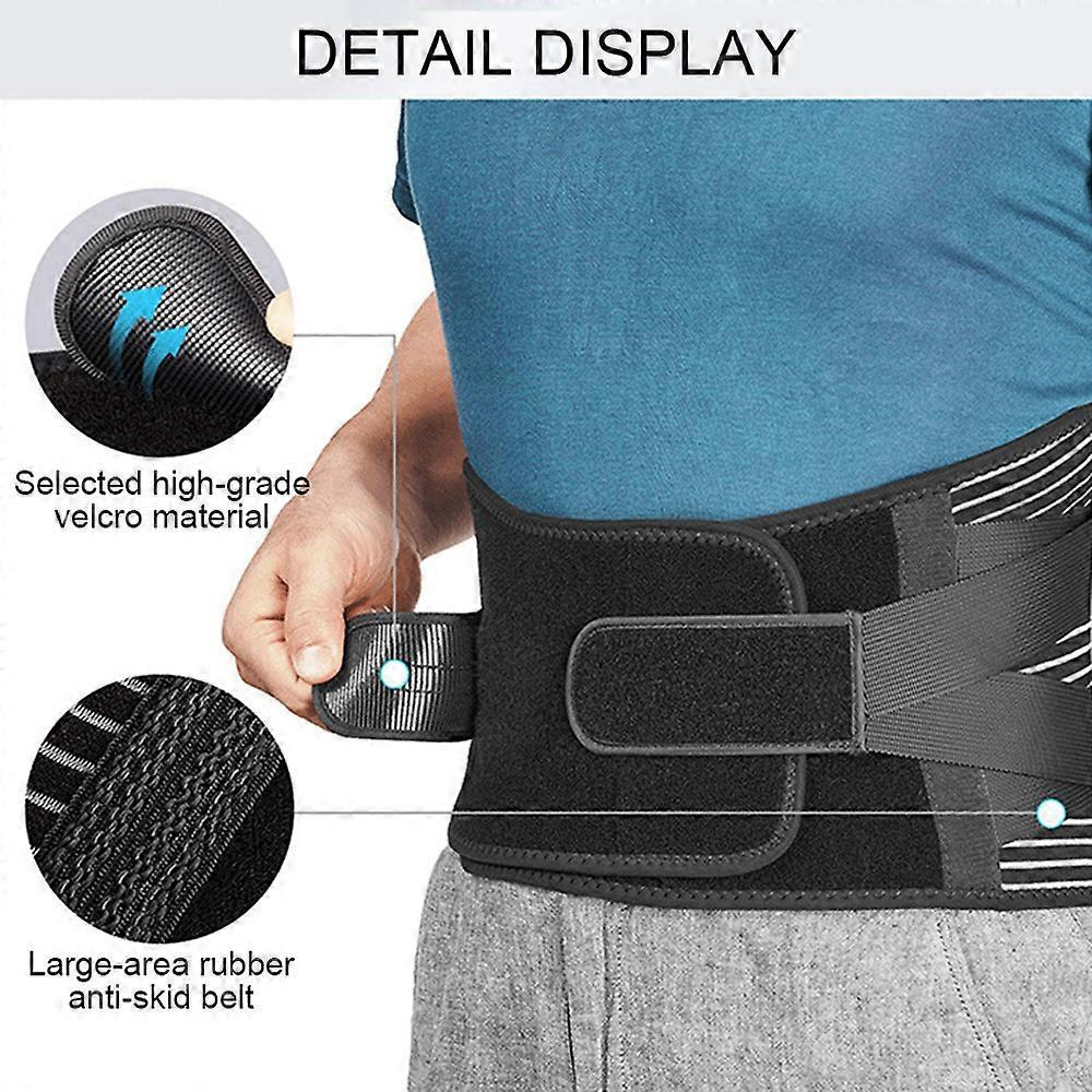 Low Back Pain Relief Belt - Breathable Lumbar Disc Support Wrap L - Image 5