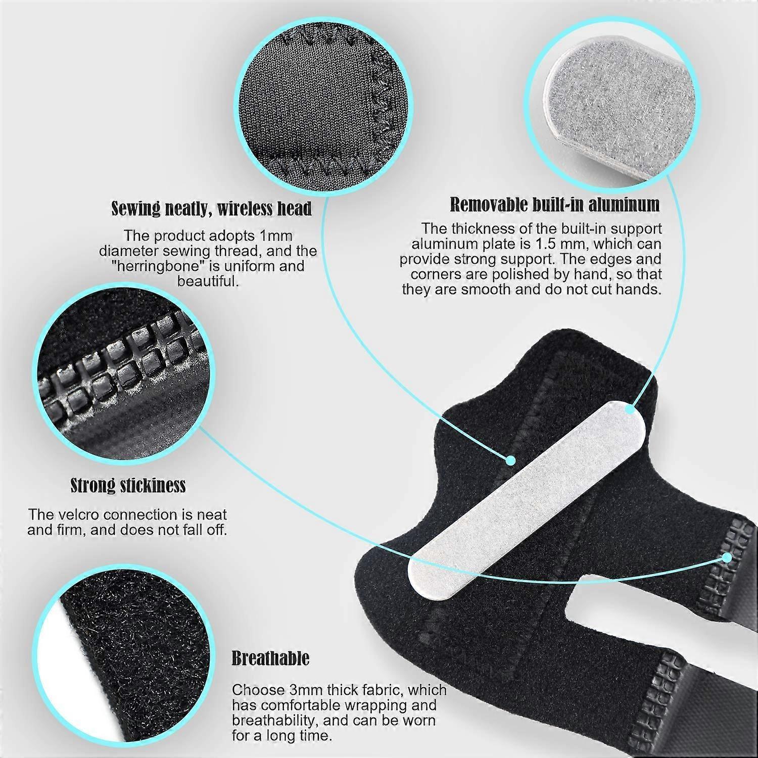 4pcs Trigger Finger Splints - Brace for Broken Finger, Arthritis & Pain Relief - Image 3