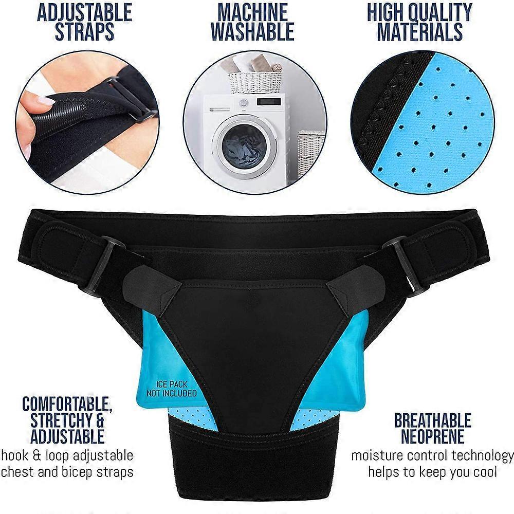 Shoulder Brace for Men & Women - Compression Sleeve for Rotator Cuff Pain - Image 5