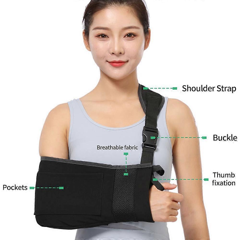 Forearm Arm Sling - Wrist Fracture Fixation Belt with Breathable Fabric - Image 2