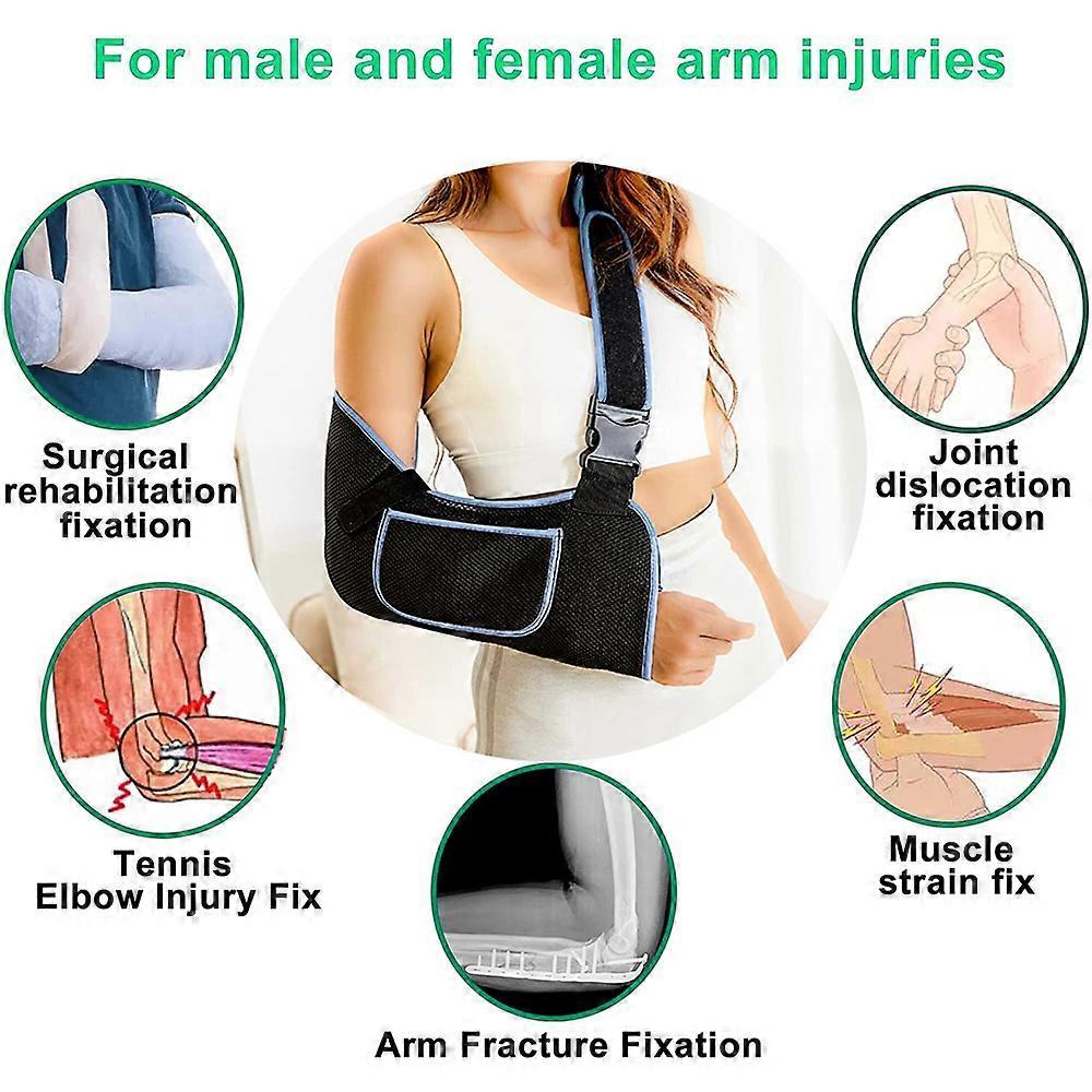 Forearm Arm Sling - Wrist Fracture Fixation Belt with Breathable Fabric - Image 4