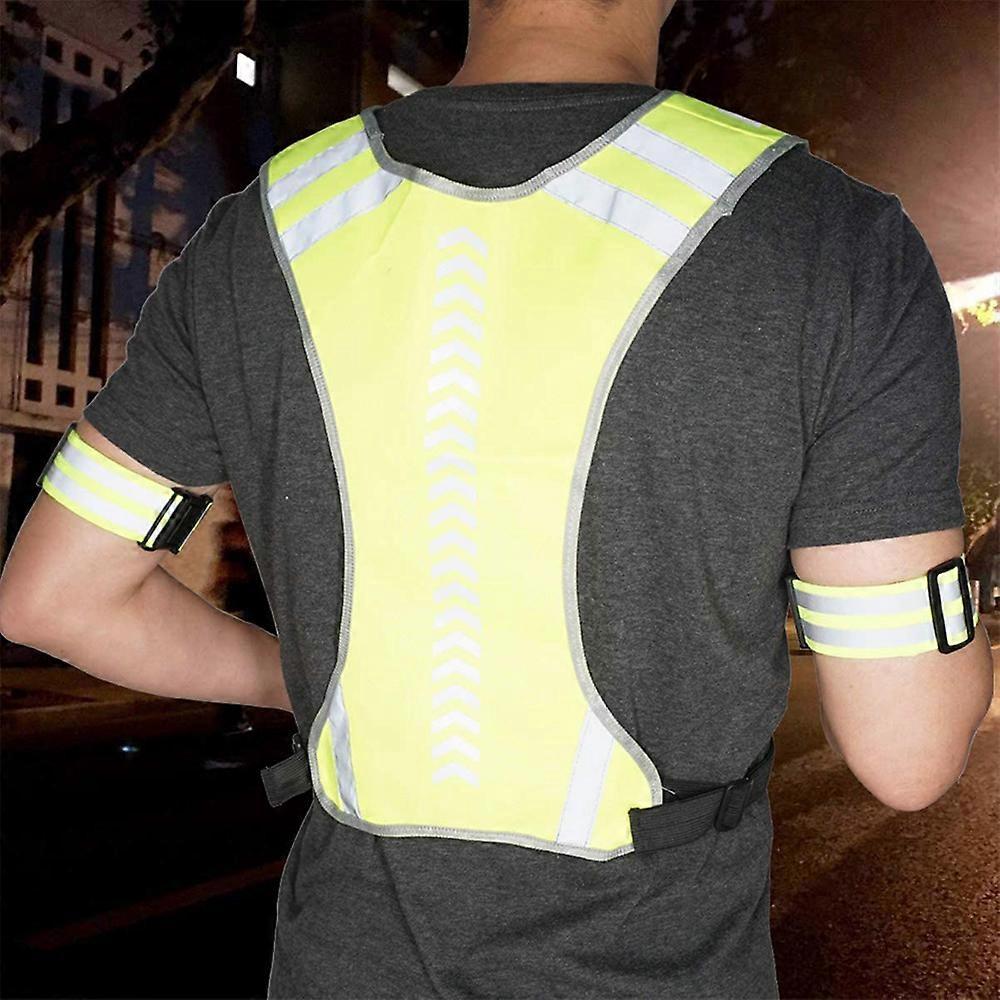 Reflective Running Vest with Pocket - High Visibility Gear for All Ages - Image 3