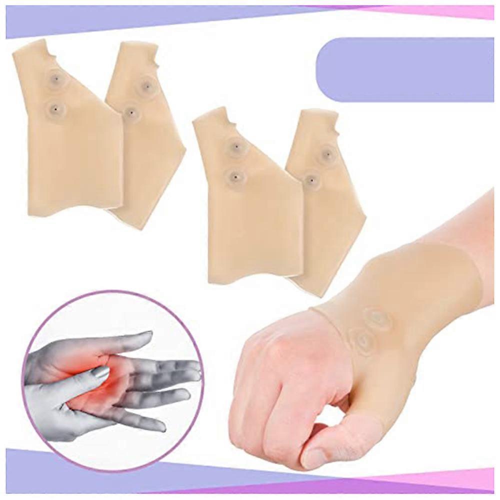 Gel Wrist & Thumb Brace - Waterproof Silicone Support for Typing & Pain Relief - Image 3
