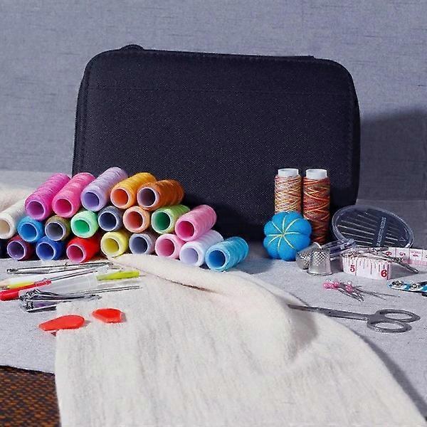 98pcs Sewing Kit - Multi-Color Threads, Needles, Scissors, Tape & Splitter - Image 3