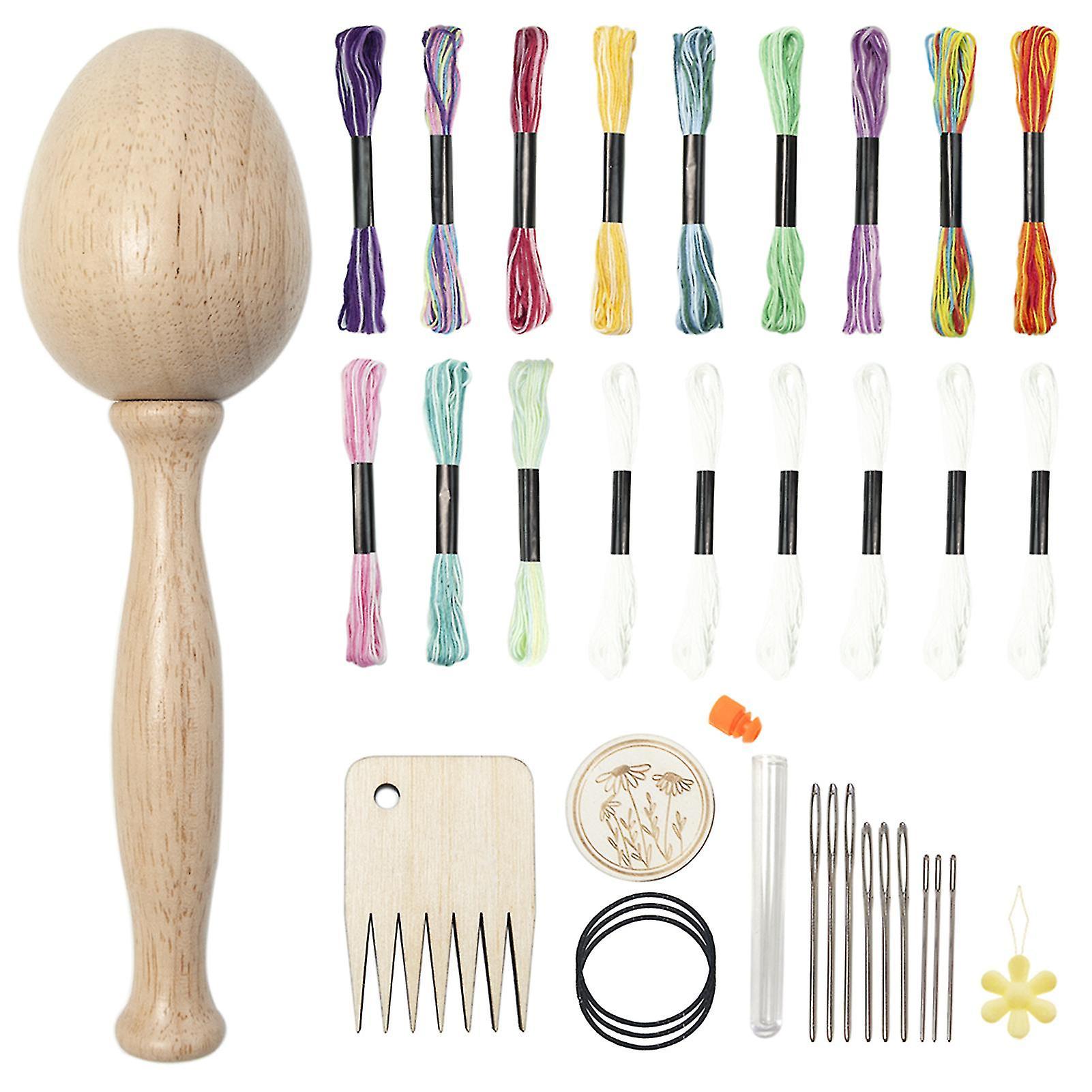 Egg-Shaped Sewing Kit - Knitting & Embroidery Hand Tools for Patchwork Craft - Image 1