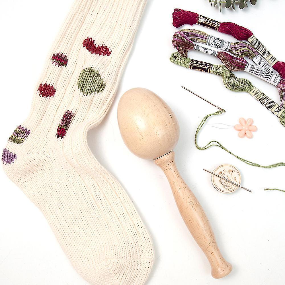 Egg-Shaped Sewing Kit - Knitting & Embroidery Hand Tools for Patchwork Craft - Image 3