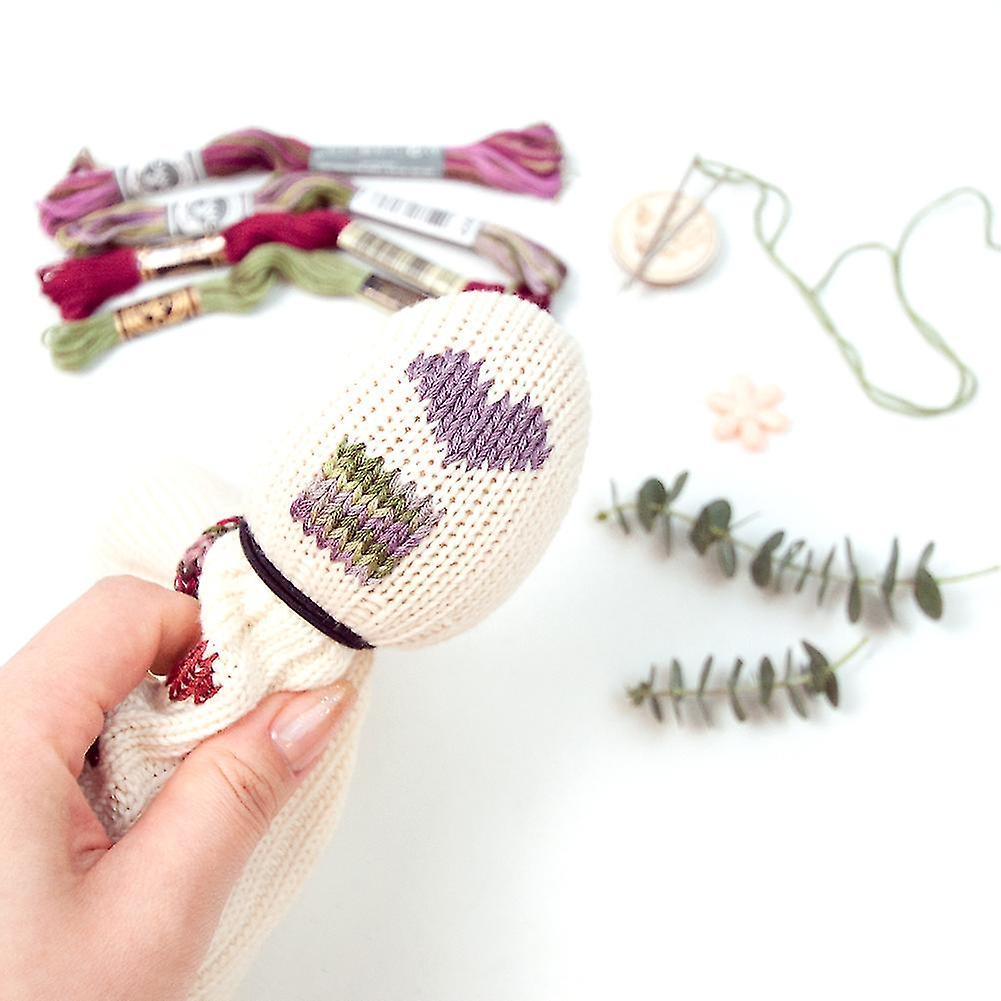 Egg-Shaped Sewing Kit - Knitting & Embroidery Hand Tools for Patchwork Craft - Image 4