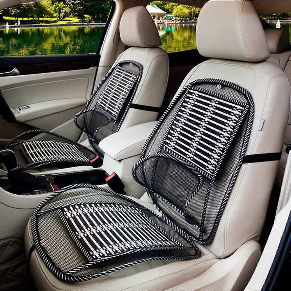 Cooling Massage Car Cushion - Breathable Summer Back & Waist Support Pad - Image 3