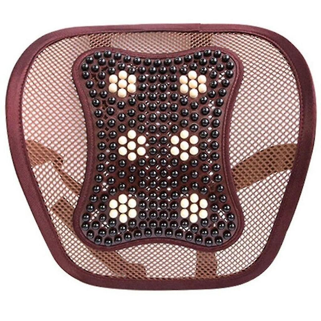 Massage Lumbar Back Cushion - Support Pad for vehicle seat or Office Chair - Image 1