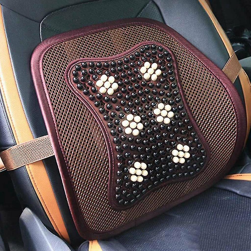 Massage Lumbar Back Cushion - Support Pad for vehicle seat or Office Chair - Image 4