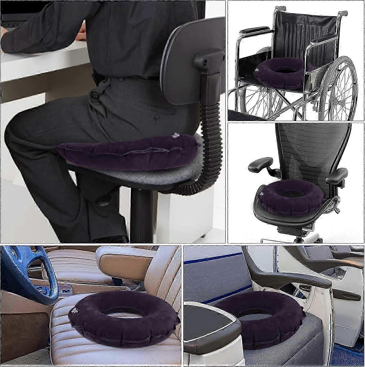 Inflatable Ring Cushion - Orthopedic Seat Pad for Coccyx & Hemorrhoid Pain Relief - Image 5