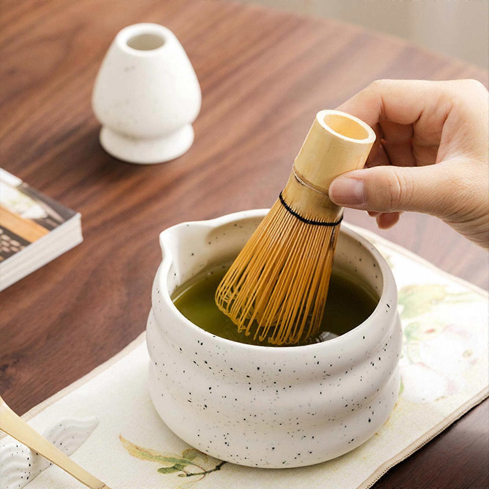 7pcs Matcha Whisk Set - Tea Making Kit with Bamboo Whisk, Scoop & Accessories - Image 4