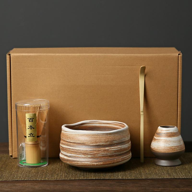 Matcha Whisk Set - Traditional Bamboo Tea Set for Ceremony Use - Image 1