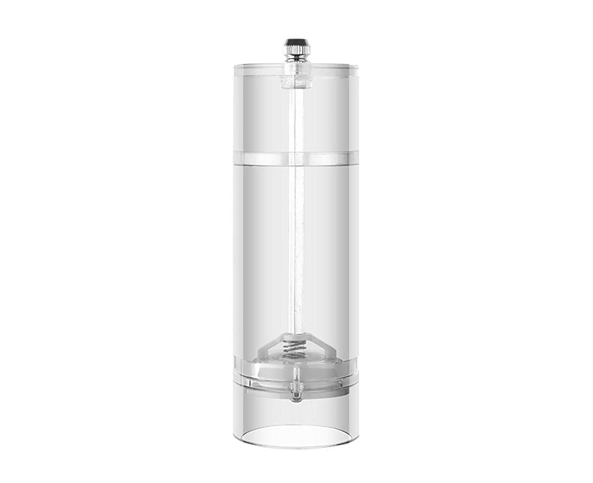 Refillable Pepper Grinder Adjustable Acrylic Minimalist Design Spices Mill Household Supplies-M - Image 1