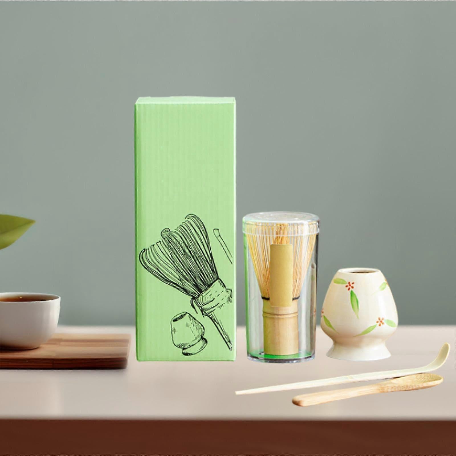 Matcha Tea Set - Bamboo Whisk, Handmade Scoop for Party or Gift Use - Image 5