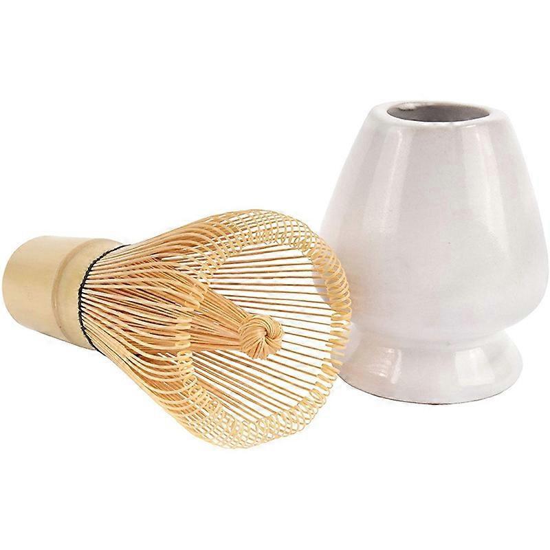 Matcha Whisk Set - Bamboo Whisk and Holder for Traditional Matcha Tea Making - Image 2