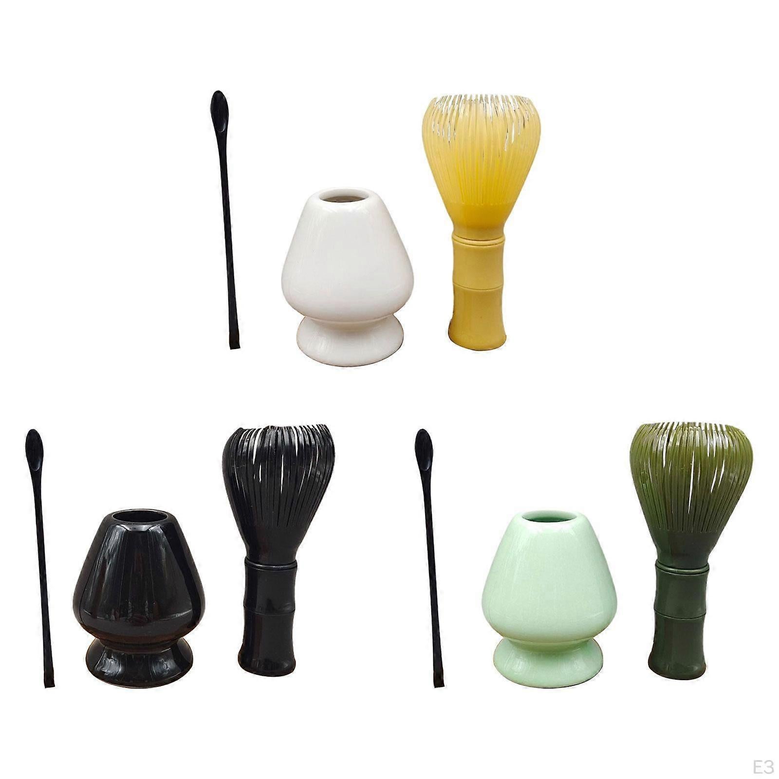3pcs Matcha Whisk Set - Traditional Spoon, Tea Bowl, Matcha Accessories - Image 4