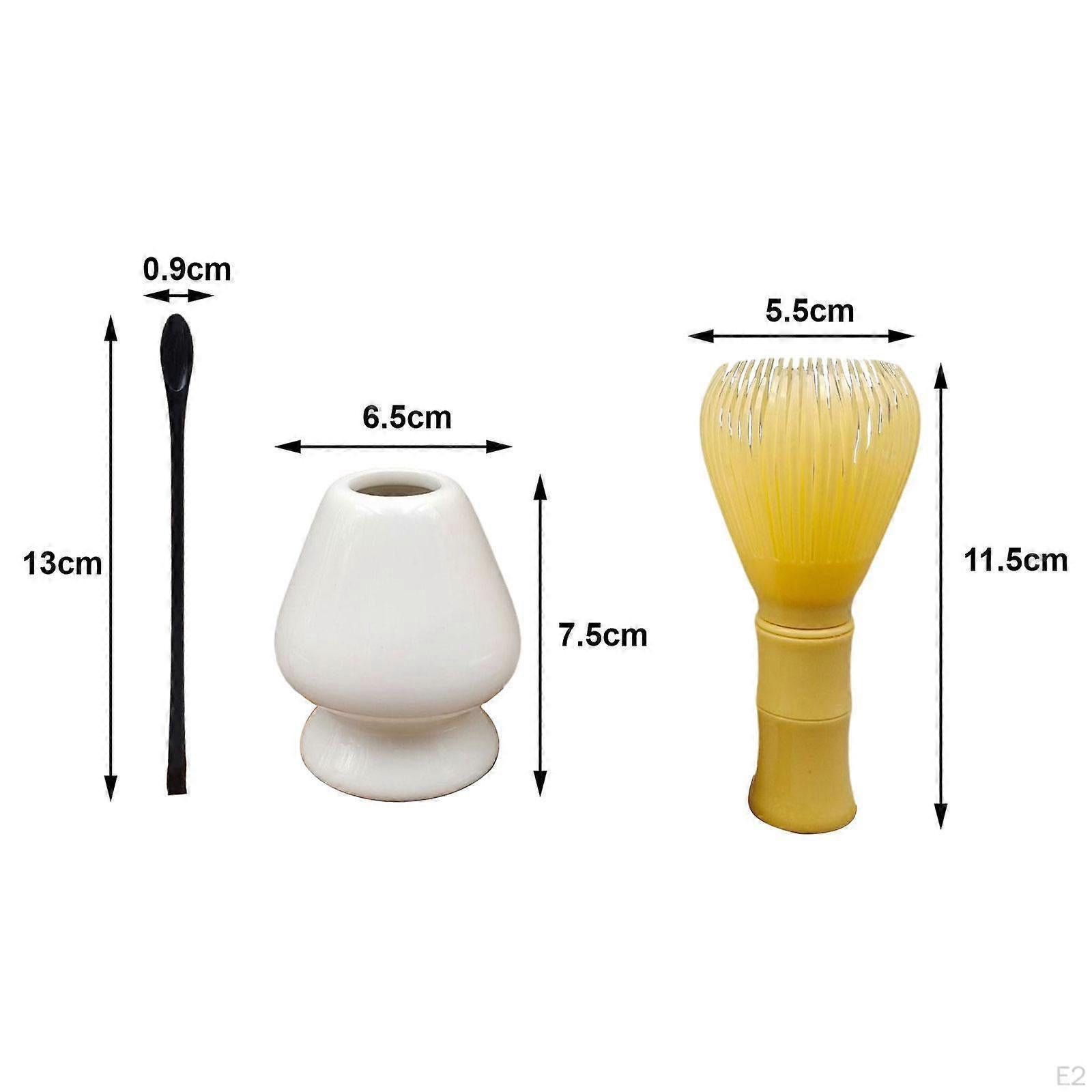3pcs Matcha Whisk Set - Traditional Spoon, Tea Bowl, Matcha Accessories - Image 3