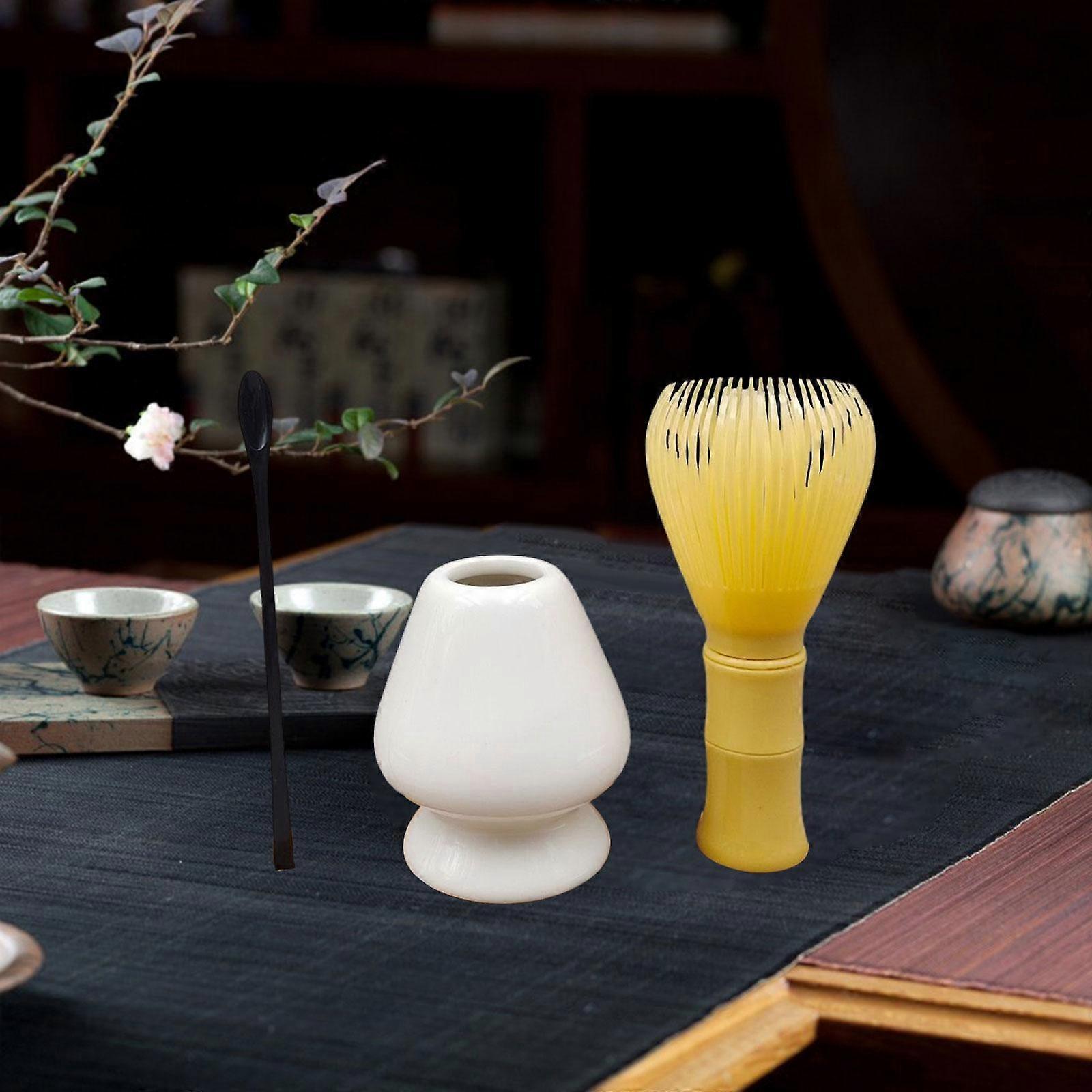 3pcs Matcha Whisk Set - Traditional Spoon, Tea Bowl, Matcha Accessories - Image 2