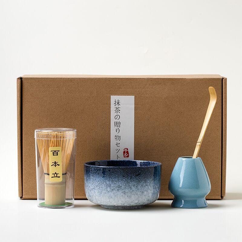 4pcs Matcha Ceremony Set - Bamboo Whisk, Traditional Utensils Kit for Gift/Home - Image 3
