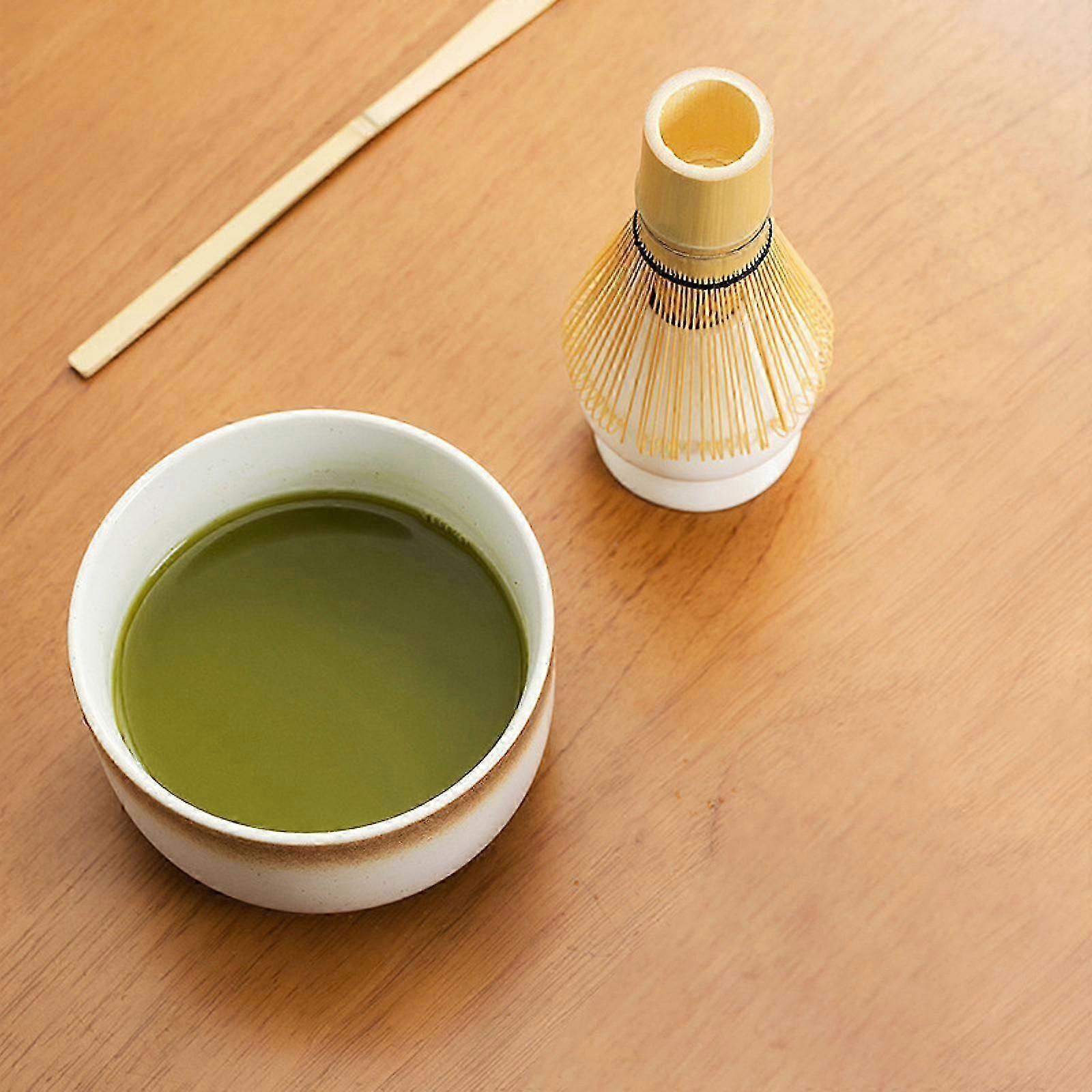 4pcs Matcha Ceremony Set - Bamboo Whisk, Traditional Utensils Kit for Gift/Home - Image 2