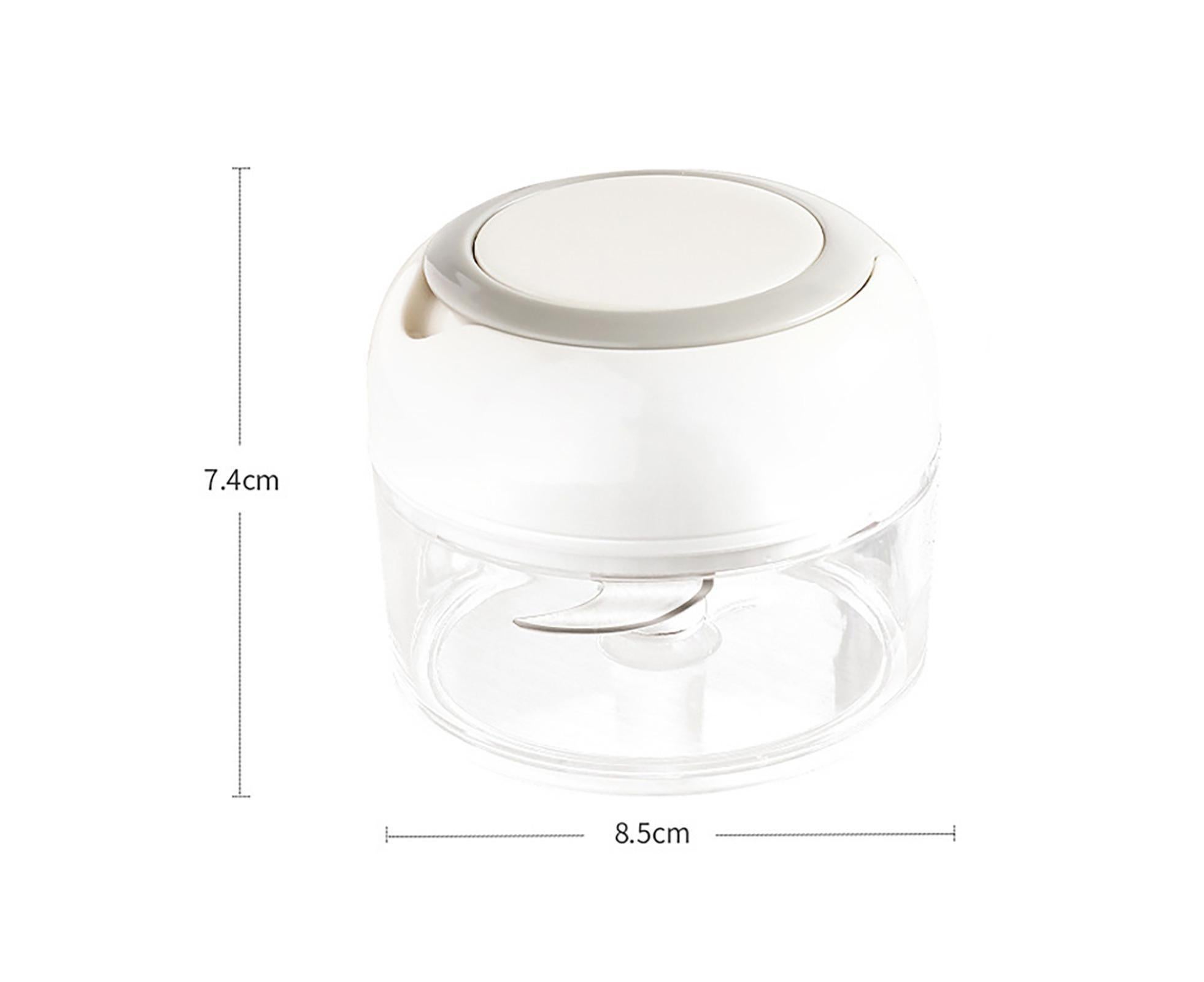 Effective Garlic Blender Multi-use PP Practical Food Grade Materials Garlic Chopper for Home-White - Image 4