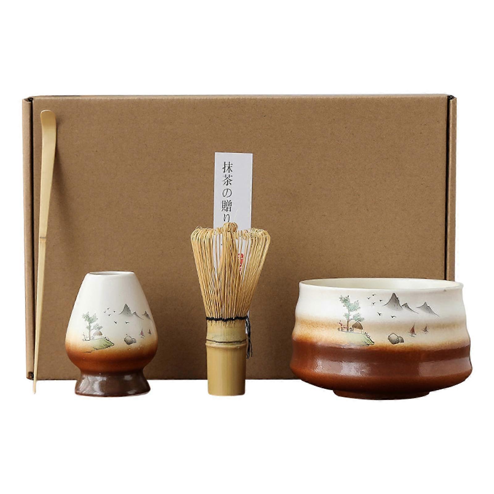 Tea Spoon, Tea Whisk, and Whisk Holder Set - Kitchen and Tea Room Utensils - Image 2