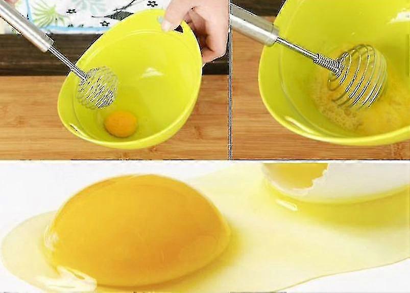Hand Whisk Set - 2Pcs Stainless Steel Wire Whisk for Kitchen Use - Image 4