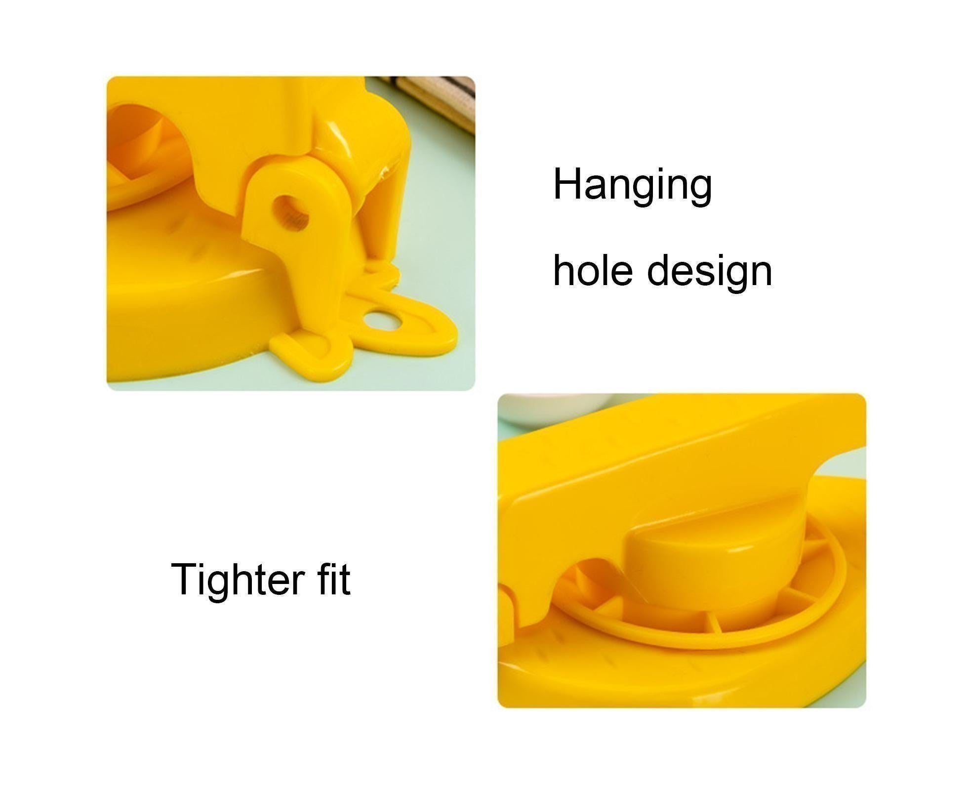 Dumpling Maker Quick Demoulding Reusable Non-slip Pressing Skin-Yellow - Image 6