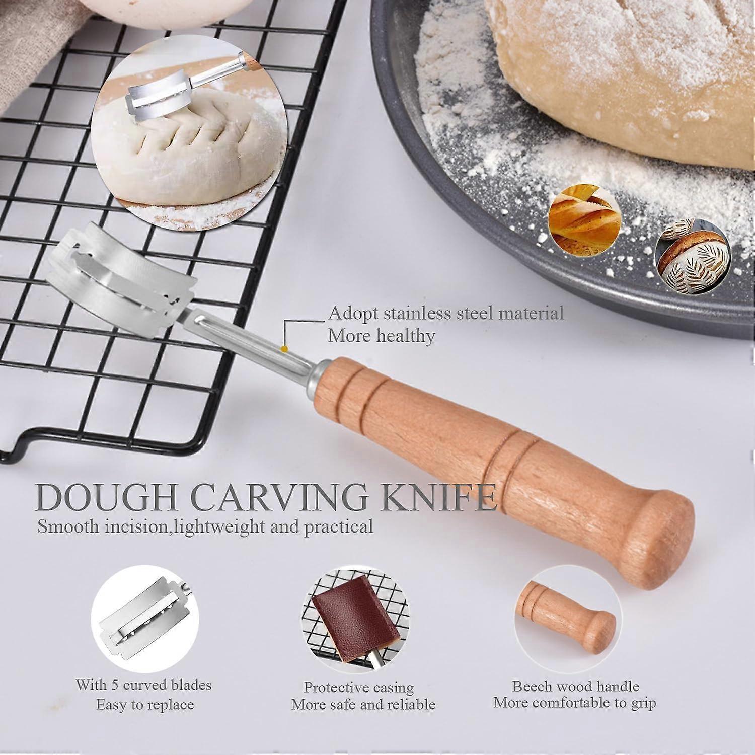Dough Whisk Set of 3 - Handcrafted Dough Mixing Tools - Image 4