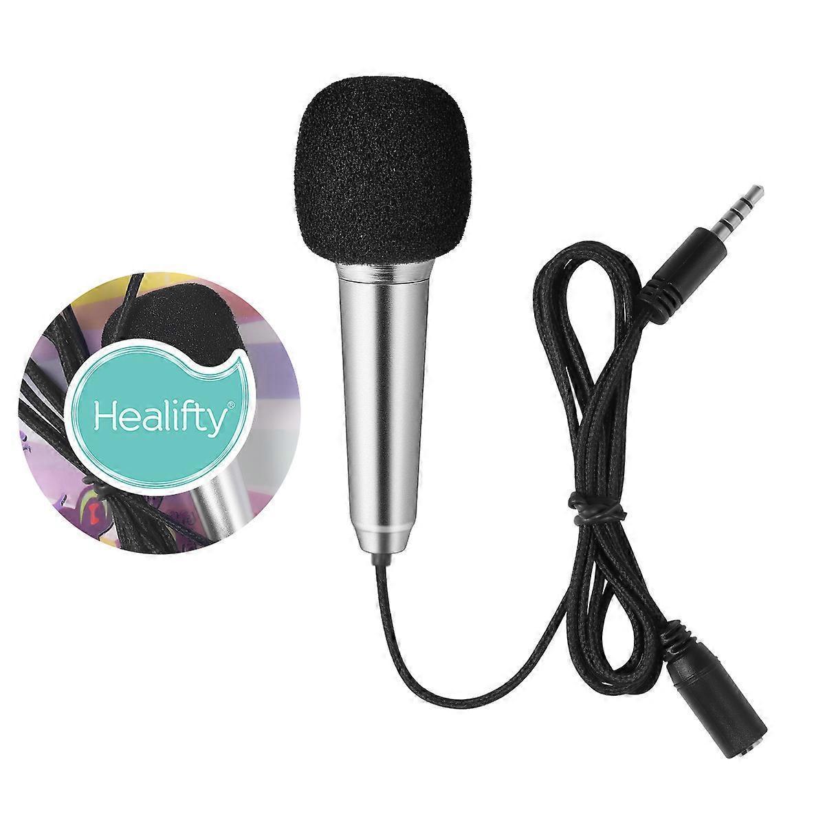 Mini Karaoke Microphone - Handheld KTV Microphone for Singing and Speaker Use - Image 2