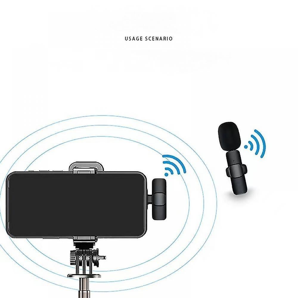 2pcs Wireless Lavalier Microphones - Clip-on Mic for iPhone, iPad, Video, Podcast - Image 3