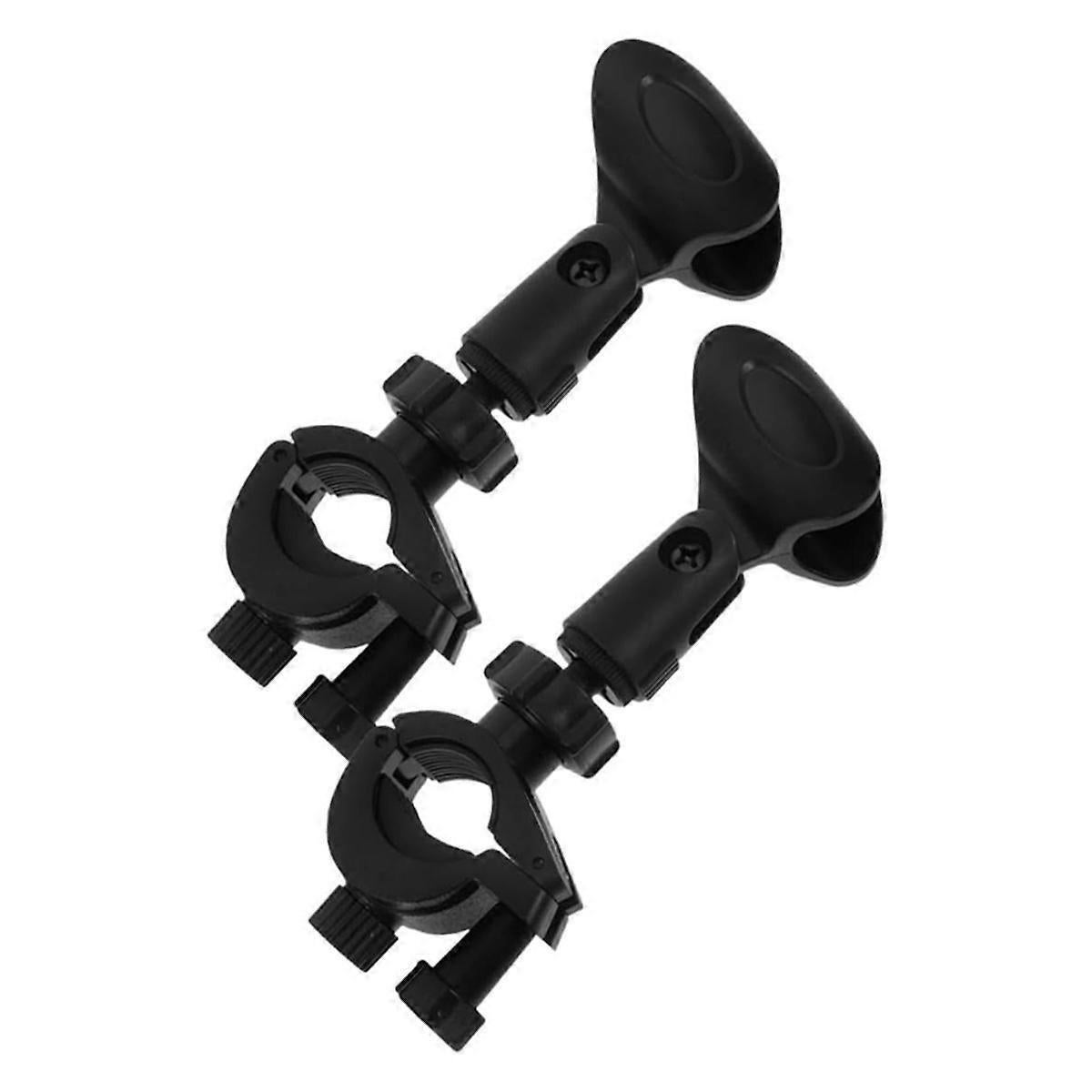 Microphone Stand Clip - Universal Mic Clamp for Desktop or Tripod Stand - Image 1