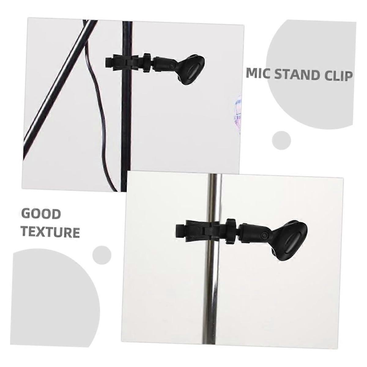 Microphone Stand Clip - Universal Mic Clamp for Desktop or Tripod Stand - Image 3