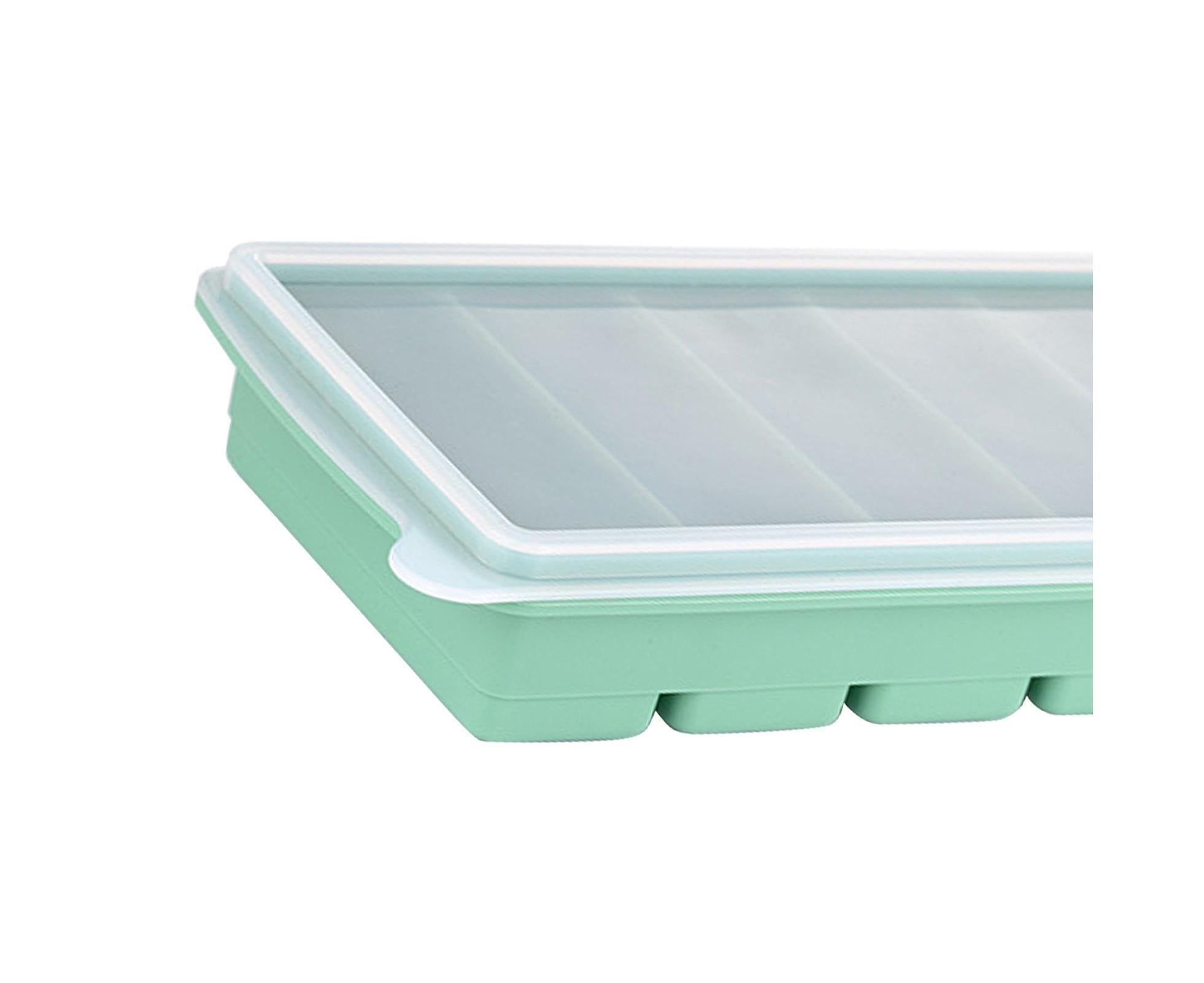 Ice Tray Stretchy 6 Cavities Silicone Low Temperature Resistance Ice Cube Mold Kitchen -Cyan - Image 5