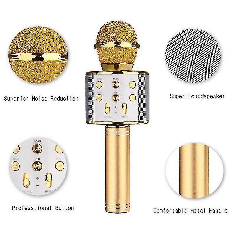 Bluetooth Wireless Microphone - KTV Singing Mic for iPhone, PC, Headset Use - Image 5