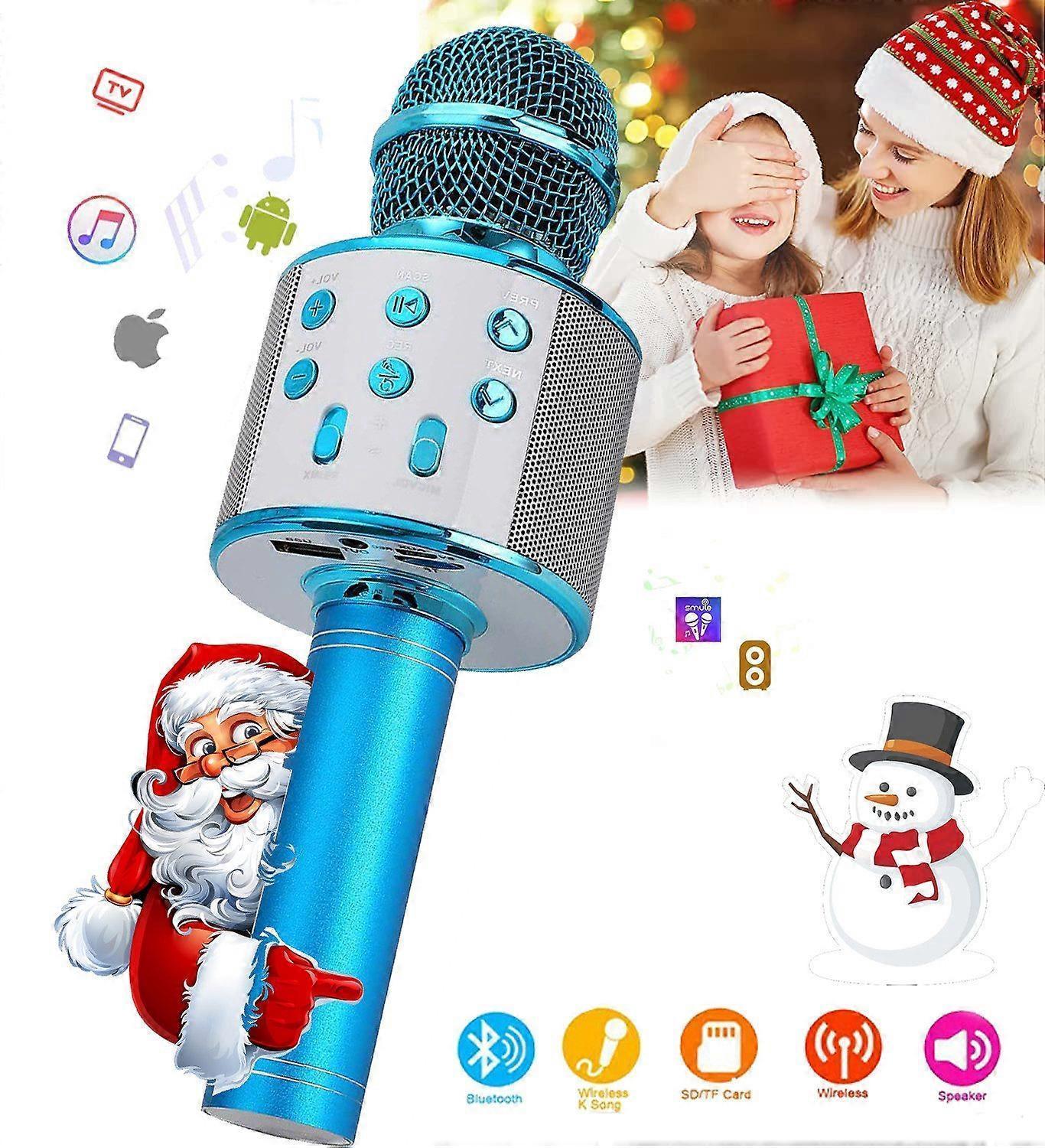 Portable Wireless Handheld Karaoke Microphone - babies Microphone - Image 1
