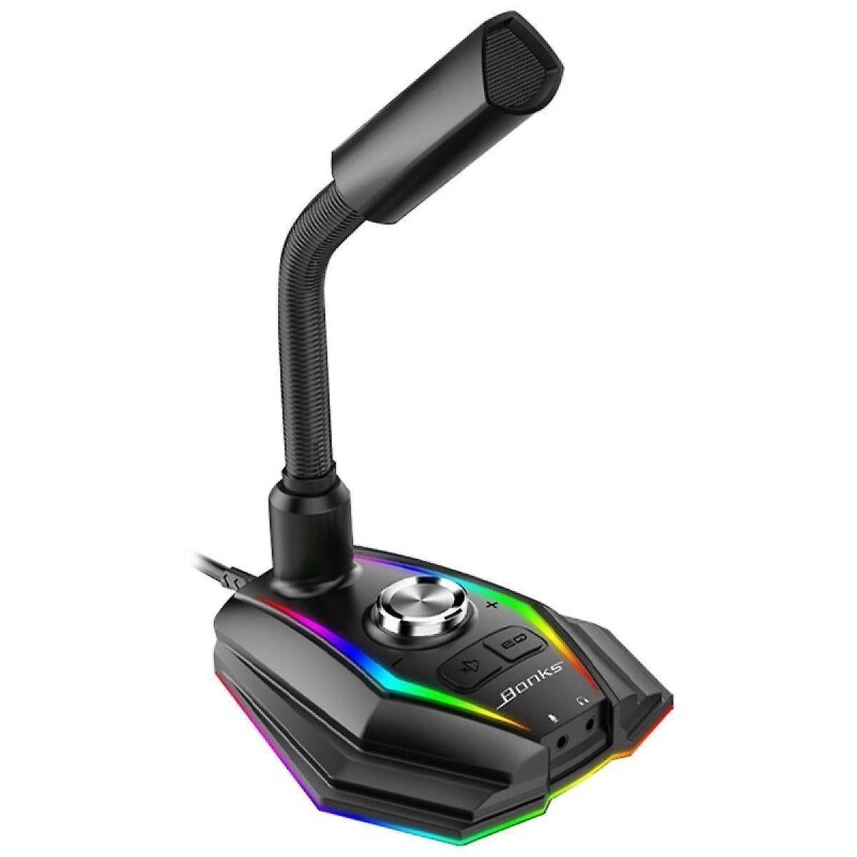 USB Computer Microphone - Wired Condenser Mic for Office, Gaming, Conference - Image 1