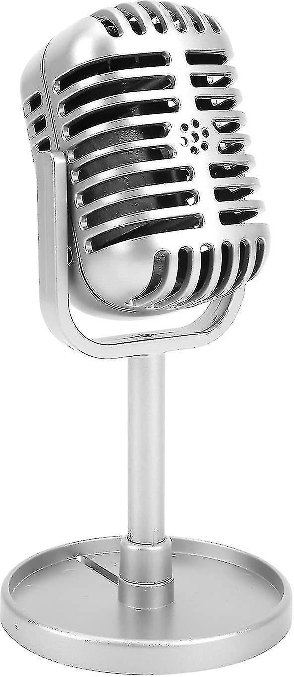 Plastic Fake Microphone Prop - Realistic Mic for Filming or Party Use - Image 1