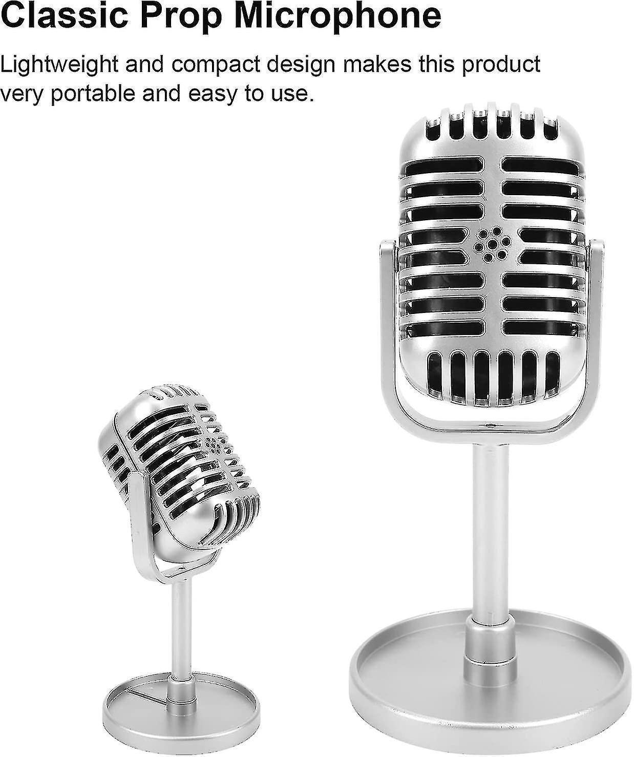 Plastic Fake Microphone Prop - Realistic Mic for Filming or Party Use - Image 5