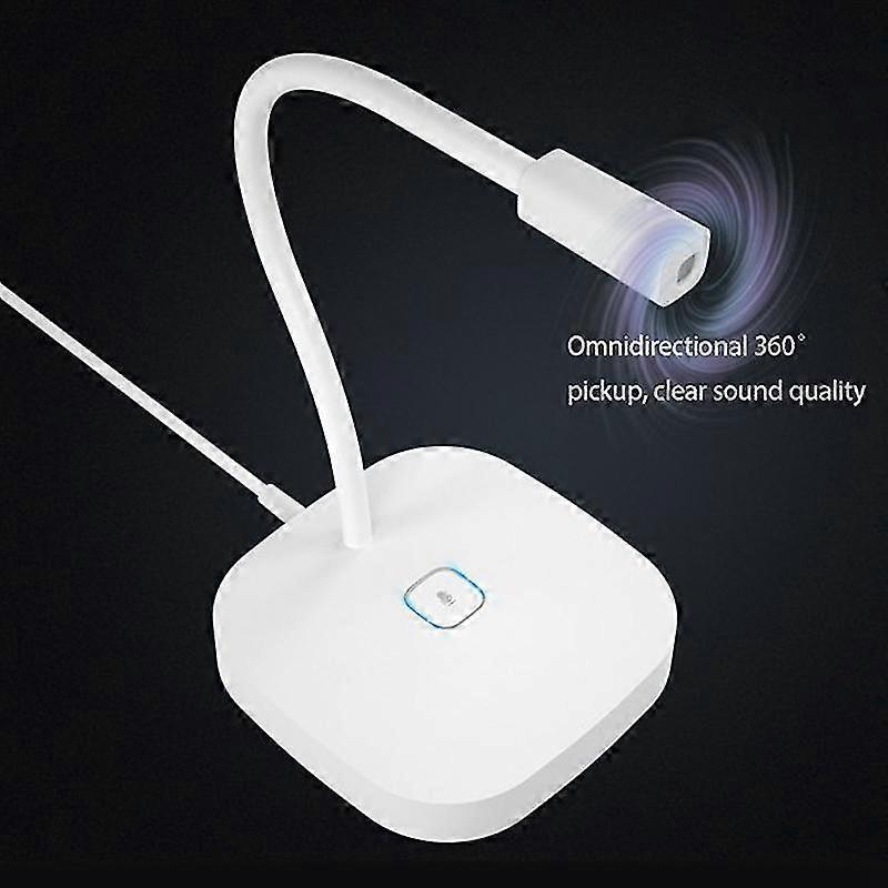 LED USB Desktop Microphone - Condenser Mic with Base for PC, Streaming, Podcast - Image 3