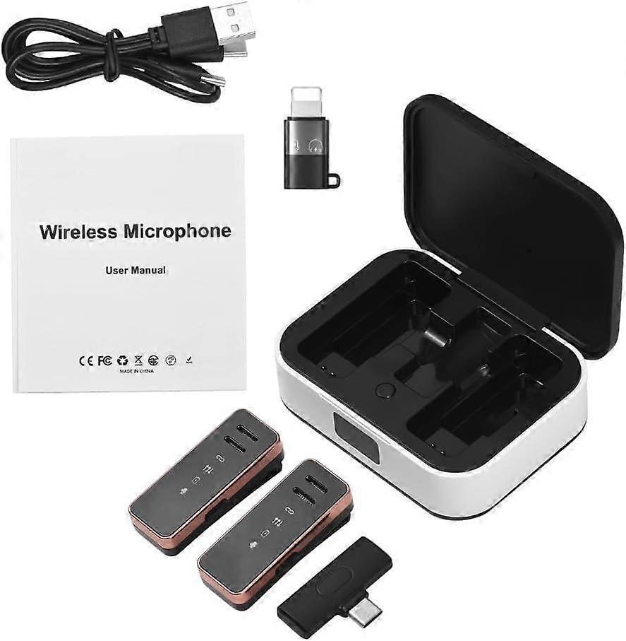 Mini Wireless Lavalier Microphone - Portable Clip-on Mic for Video and Podcast - Image 2