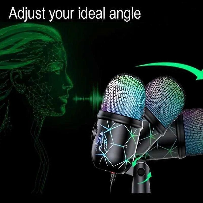 RGB USB Condenser Microphone - Gaming Laptop Recording Microphone - Image 5