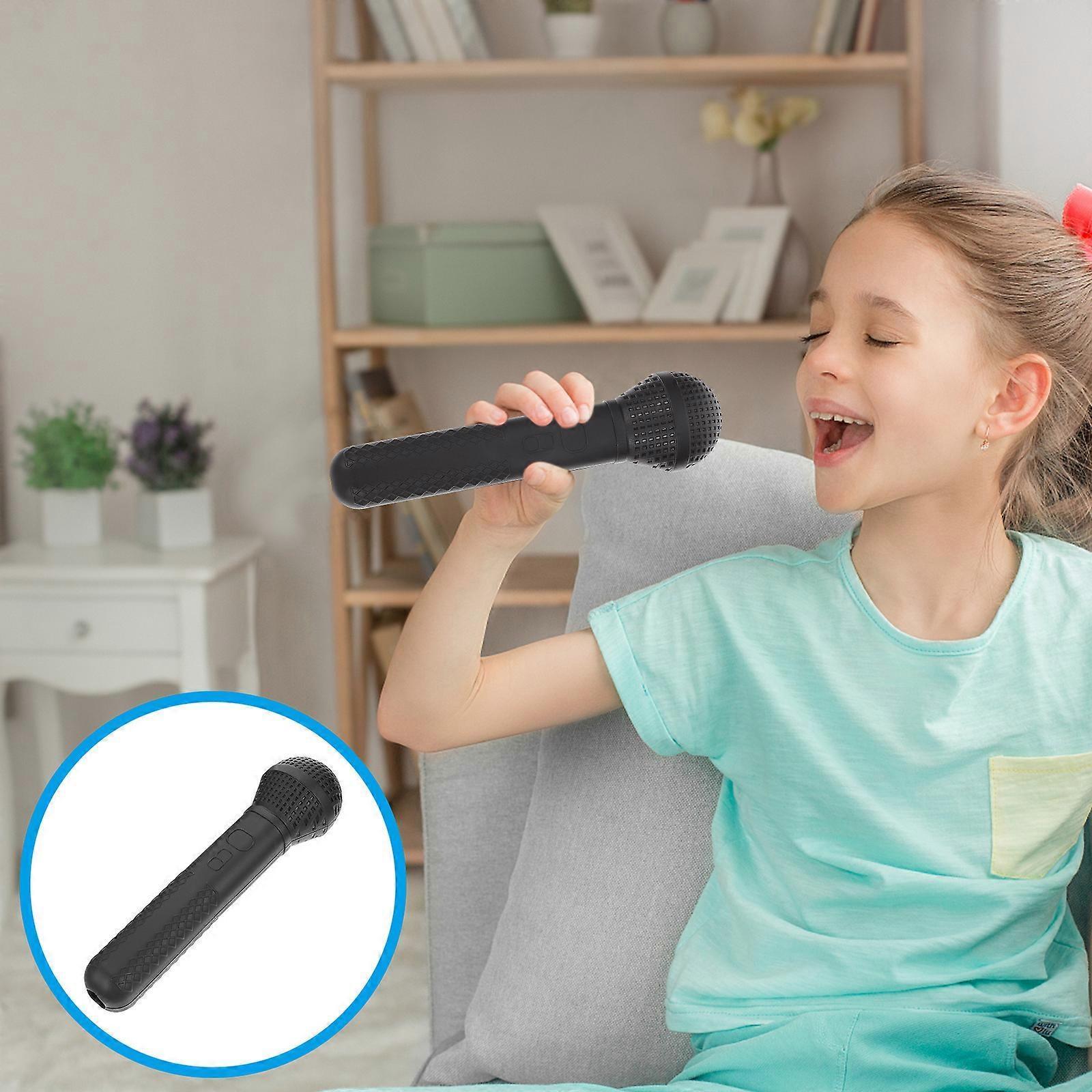 2pcs Plastic Fake Microphone - Pretend Play Handheld Mic and Headset Microphone Set - Image 2