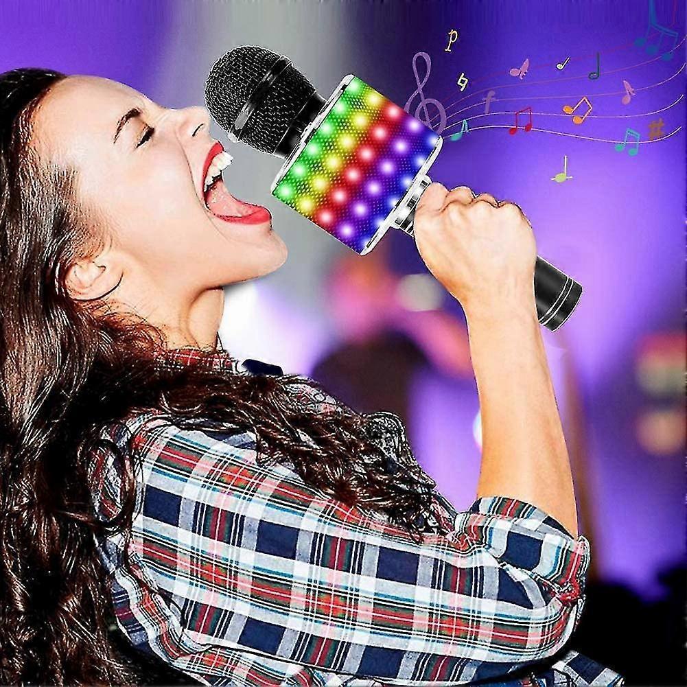 Bluetooth Karaoke Microphone - Wireless Handheld Mic with Speaker for Singing - Image 2