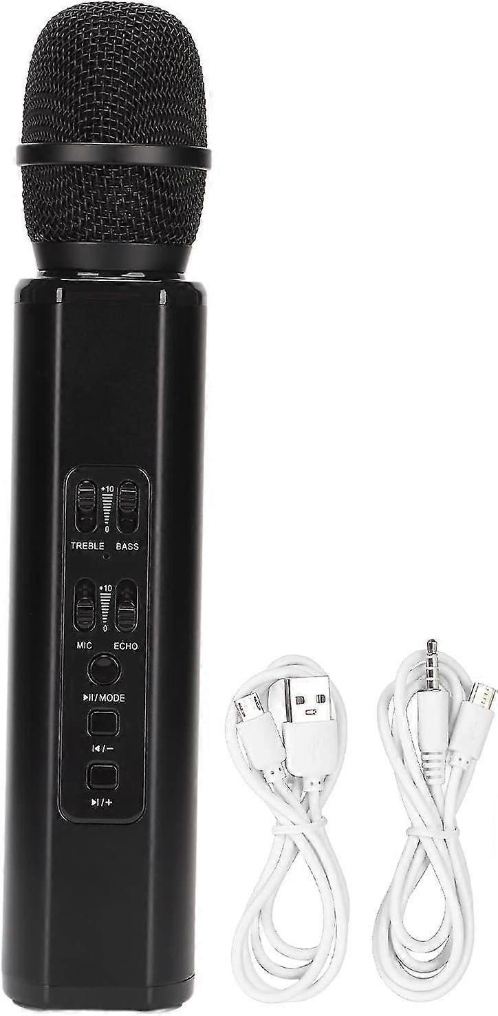 Wireless Vocal Microphone - Cordless Mic for Singing or Public Speaking (Black) - Image 1