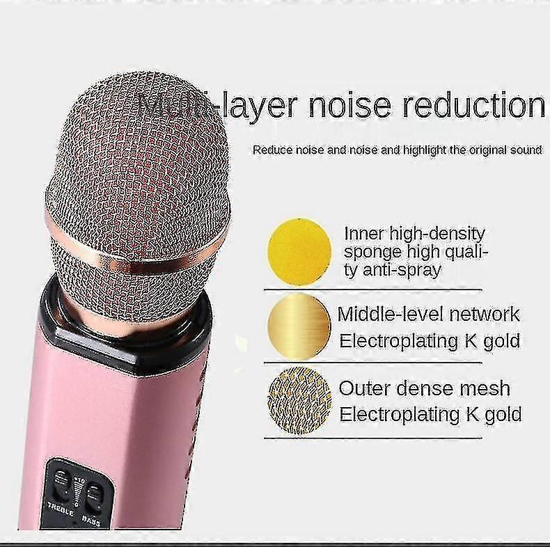 Multifunction Wireless Microphone - Audio Recording, Streaming, Singing Mic - Image 2